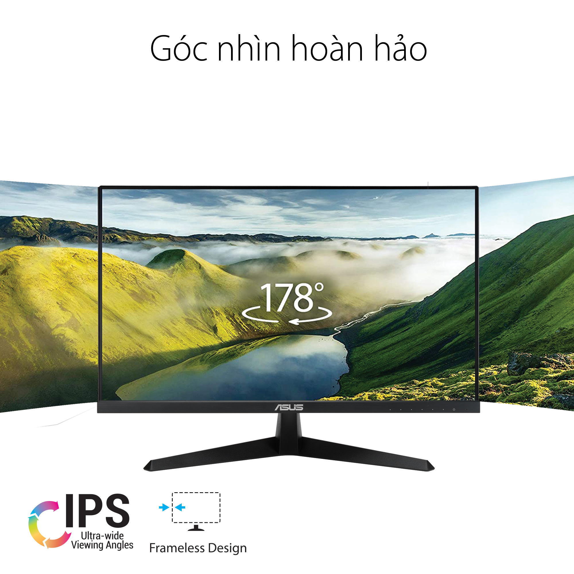 [Tặng chuột TUF Gaming M3] - Màn Hình Chơi Game Asus VY279HE (27inch/FHD/IPS/75Hz/1ms) - Hàng Chính Hãng