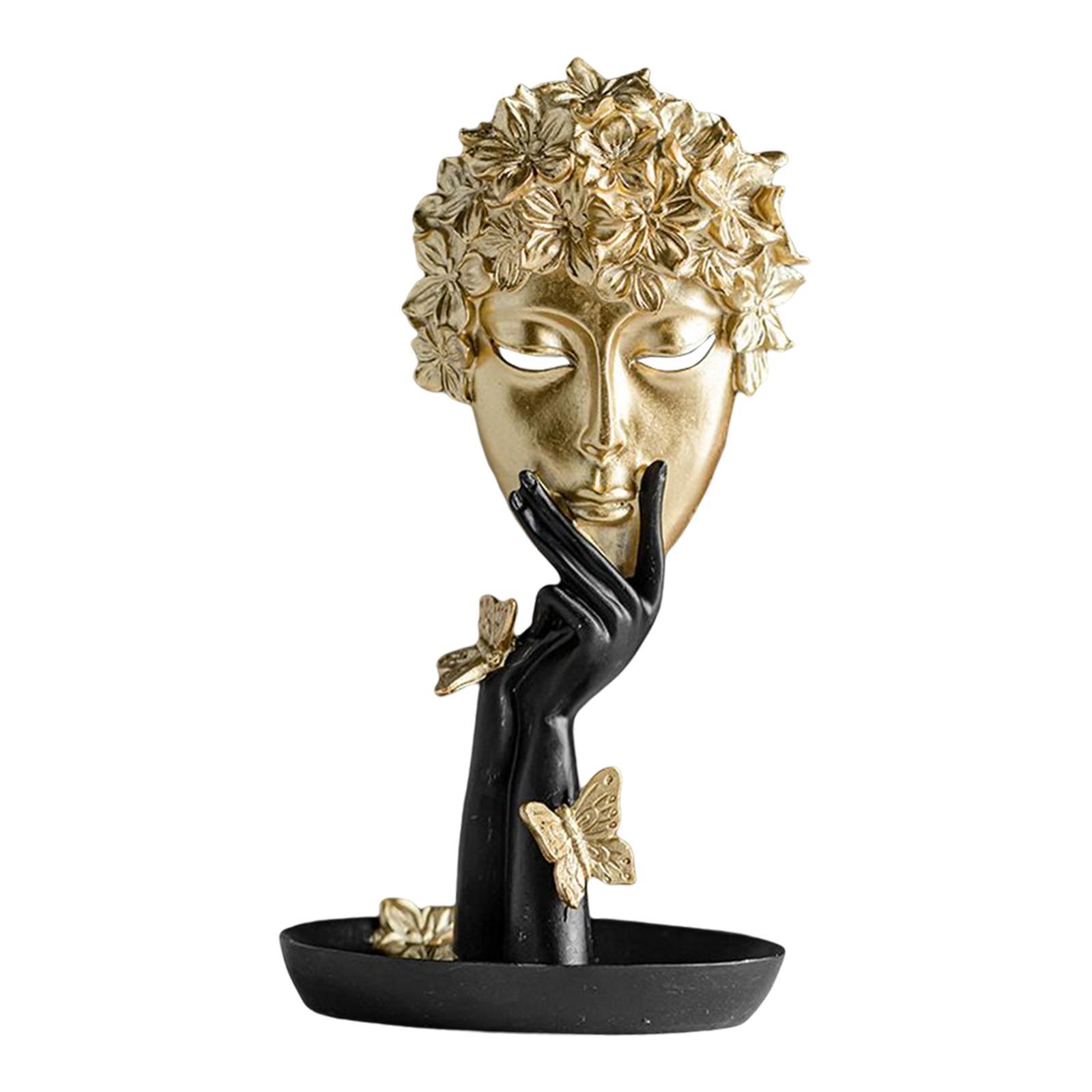 Creative Face Thinker Statue  Sculpture Crafts Statue Figurine