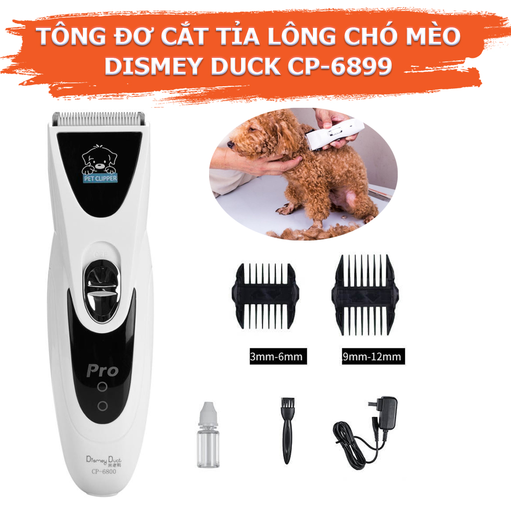 Tông Đơ Cắt Tỉa Lông Chuyên Nghiệp Cho Chó Mèo TONGDO DISMEY DUCK CP 6800 - YonaPetshop