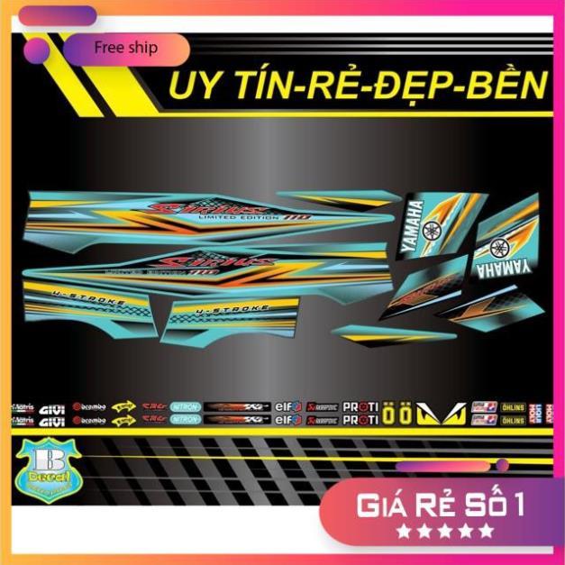 Tem rời Sirius V13 nhận đổi màu theo yêu cầu bảo hành màu sắc vĩnh viễn