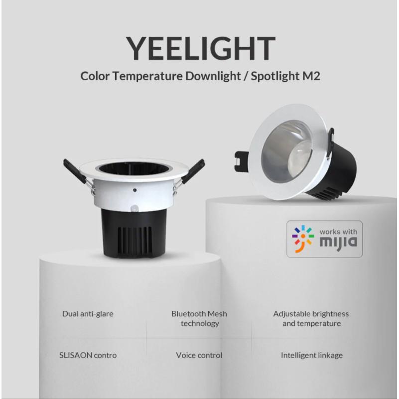 Hình ảnh Đèn LED Downlight /Spotlight Âm Trần Thông Minh Xiaomi Yeelight M2, Hỗ trợ Apple Homekit - Bản Quốc Tế