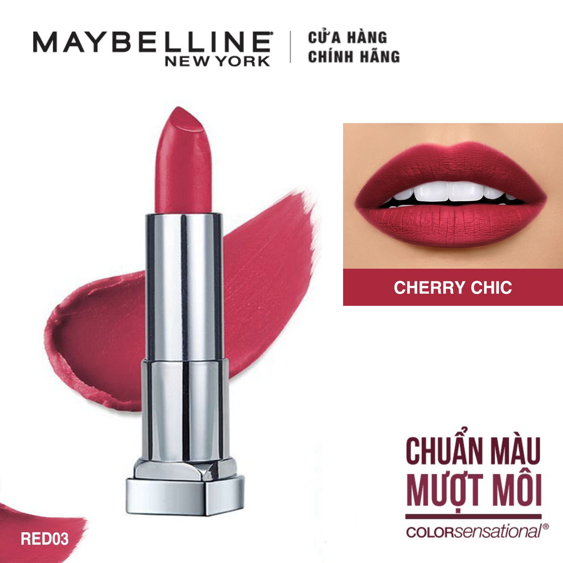 cherry chic maybelline