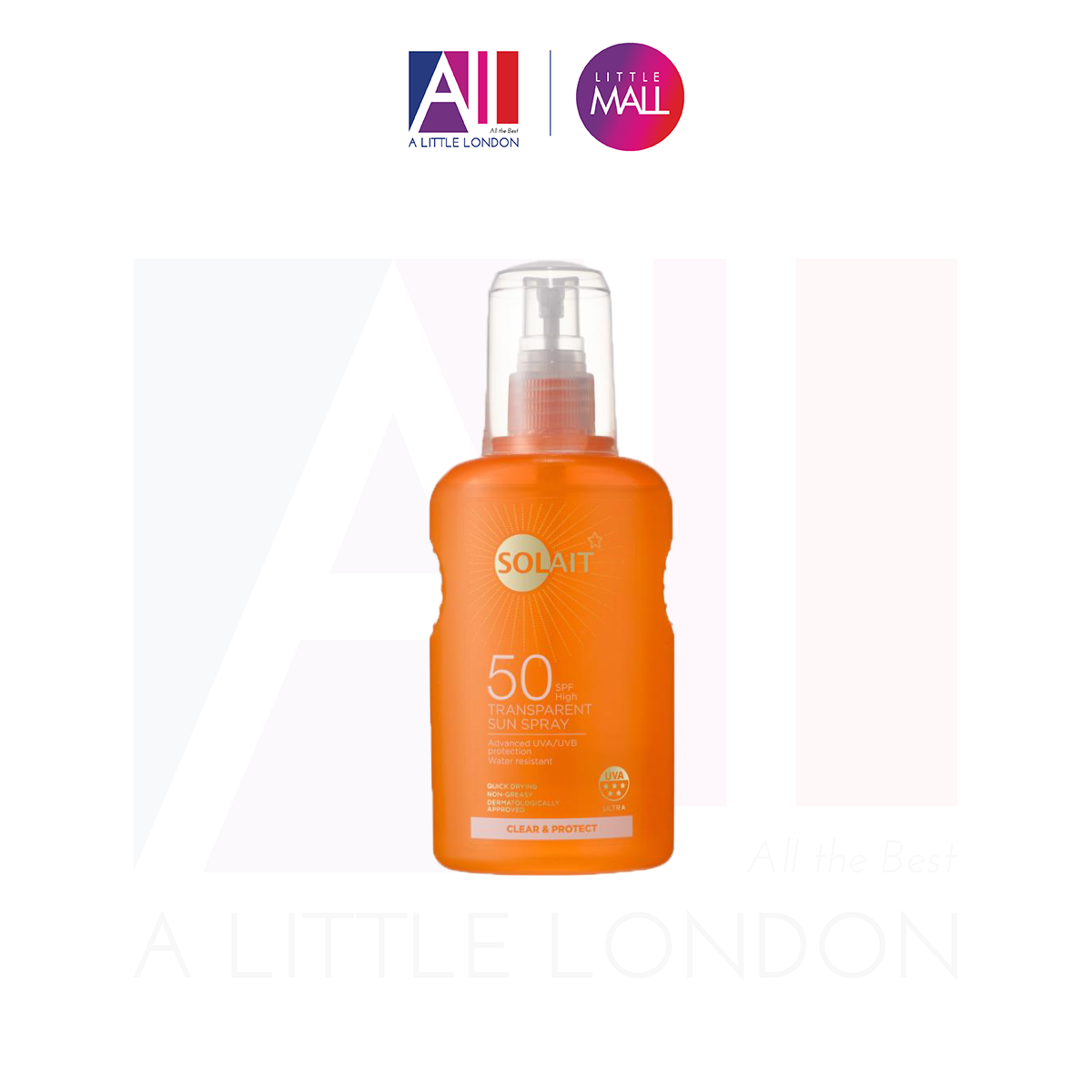 Kem chống nắng dạng xịt Solait Transparent Sun Spray SPF 50