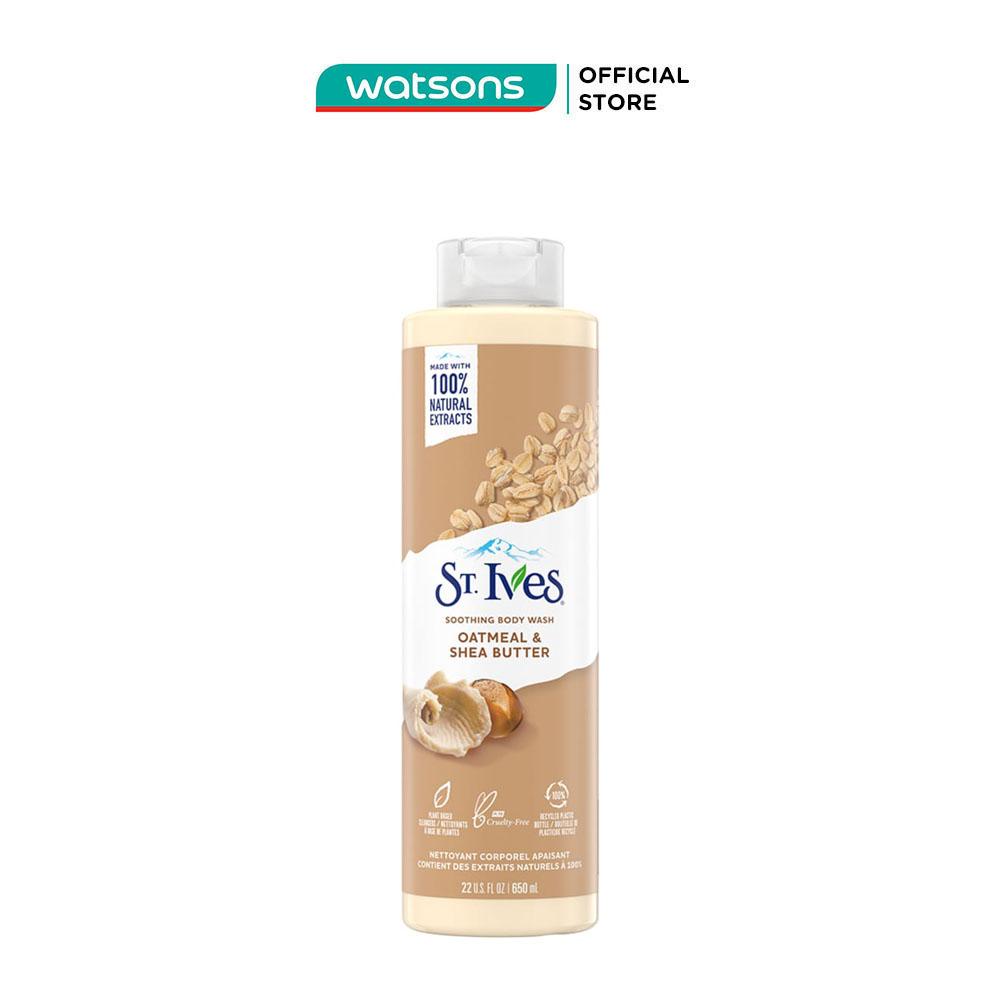 Sữa Tắm ST. Ives Soothing Body Wash Oatmeal & Shea Butter Yến Mạch và Bơ 650ml