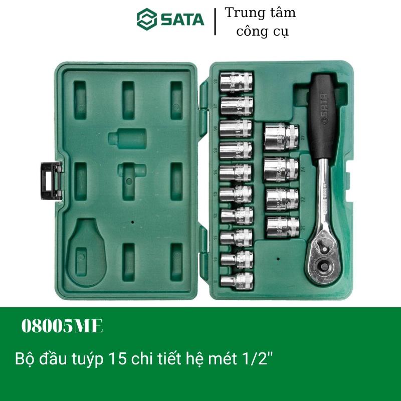 Bộ thanh vặn, đầu nối 15 chi tiết SATA 08005ME