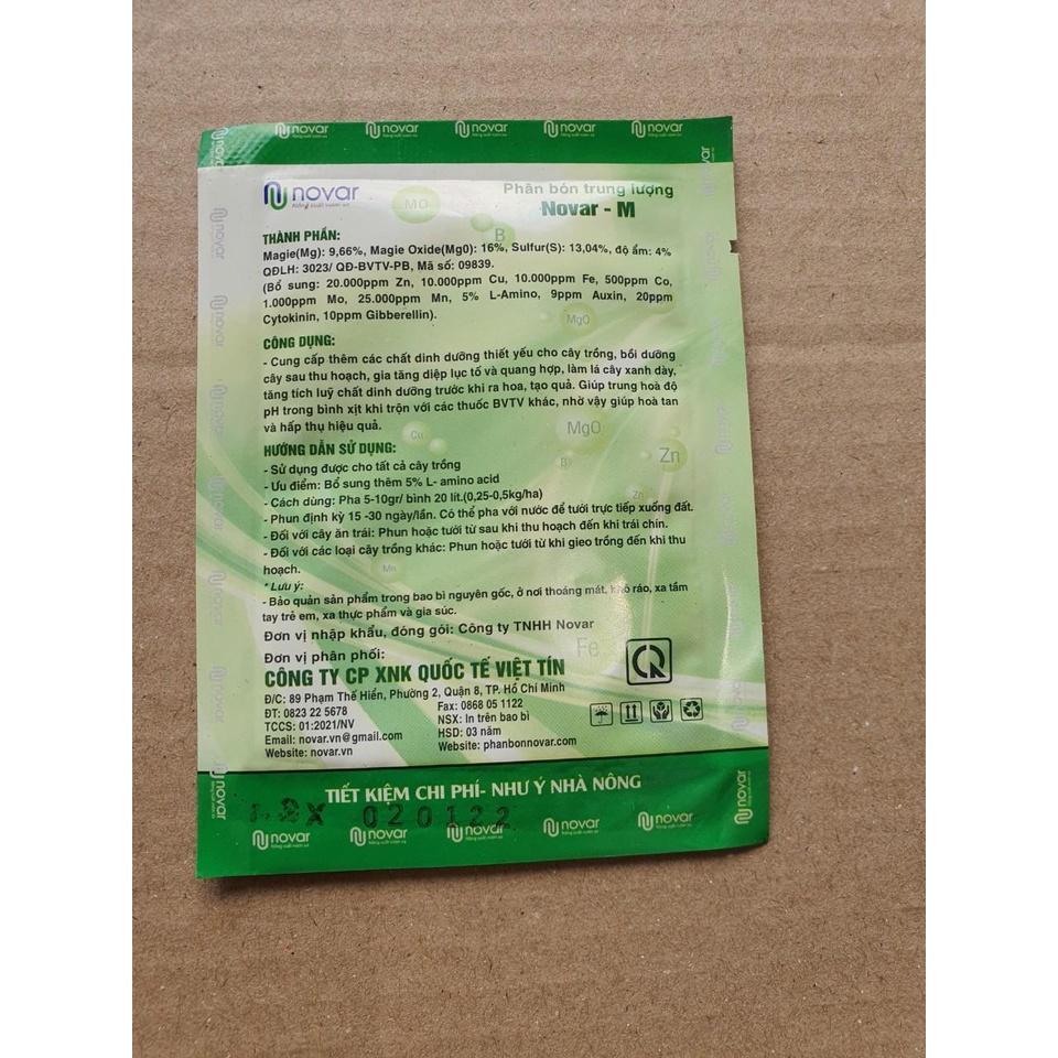 PHÂN BÓN TRUNG VI LƯỢNG THÁI LAN NOVAR MICRO GÓI 5G - GIÚP XANH LÁ,..