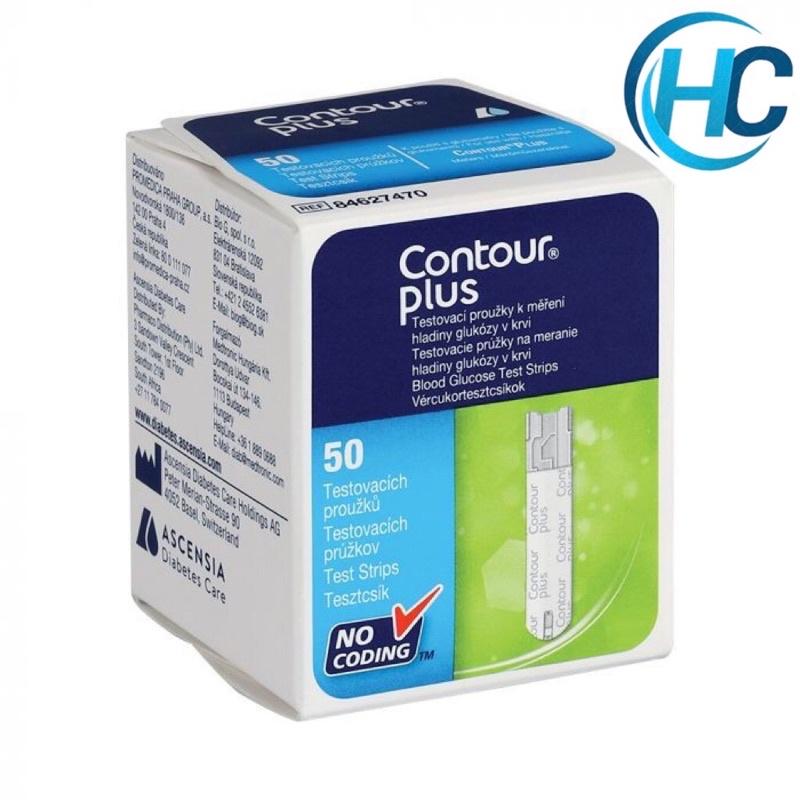 Que Thử Đường Huyết Contour Plus (Hộp 50 que)