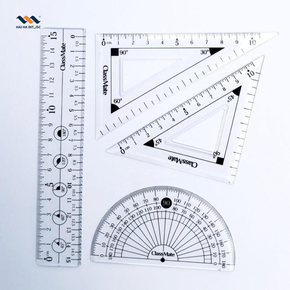 Bộ thước 4 món CLASSMATE CL-RS103