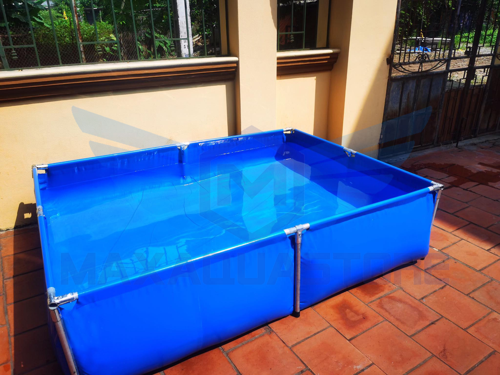 BỂ BƠI LẮP GHÉP KHUNG KIM LOẠI 1 TẦNG MAXAQUASTORE ***GIA CÔNG SIZE THEO YÊU CẦU***