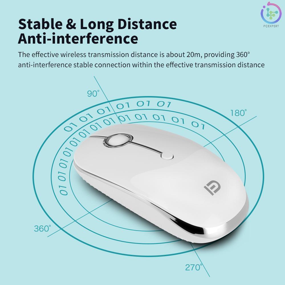 Chuột máy tính không dây 3 chế độ 2000dpi 2.4g Usb Type C Bluetooth 4.0