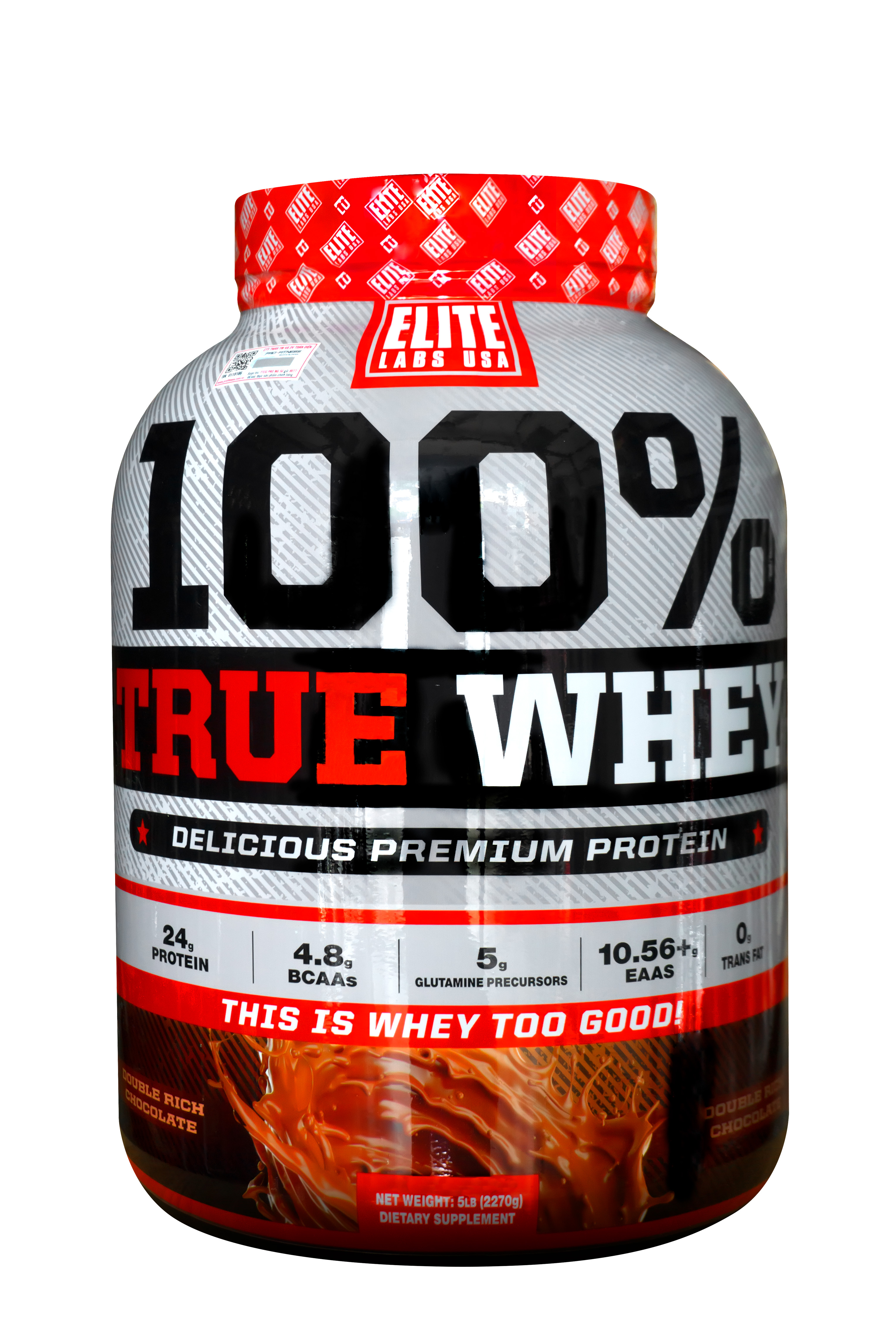 Whey Protein tinh khiết 100% True Whey Elite Labs USA - Sữa tăng cơ giảm mỡ tăng năng lượng và hấp thụ Protein (5lbs)