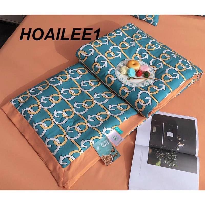Chăn Hè Cotton Lụa Thái Hàng Nhập Khẩu Cao Cấp Cực Mềm Mịn - Mát Nhẹ Kích Thước Chăn 2mx2m3