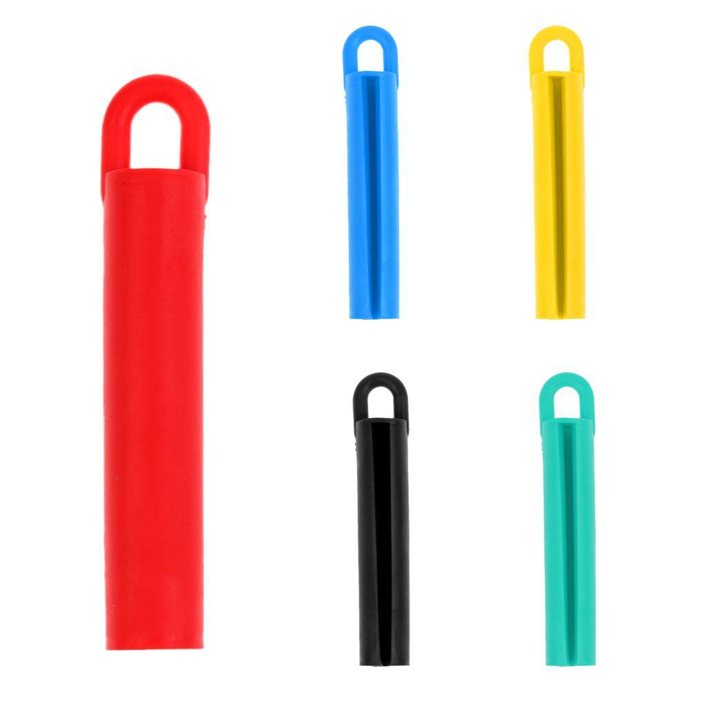 6xProfessional Pool Snooker Billiard Cue Tip Rubber Hang Clamp Holder Blue