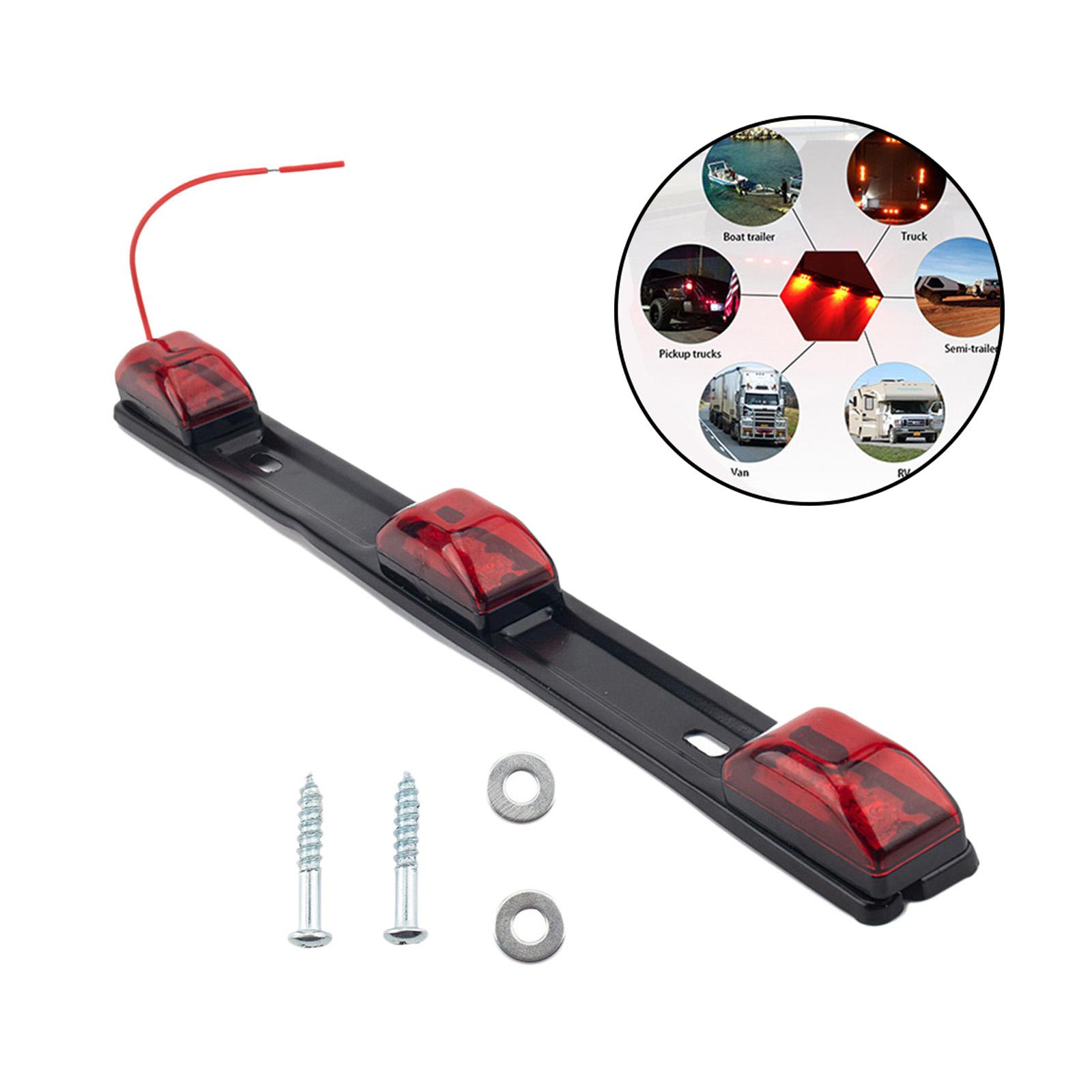14inch Red Bright Led ID Bar Clearance Light for Rear and Side of Truck RV