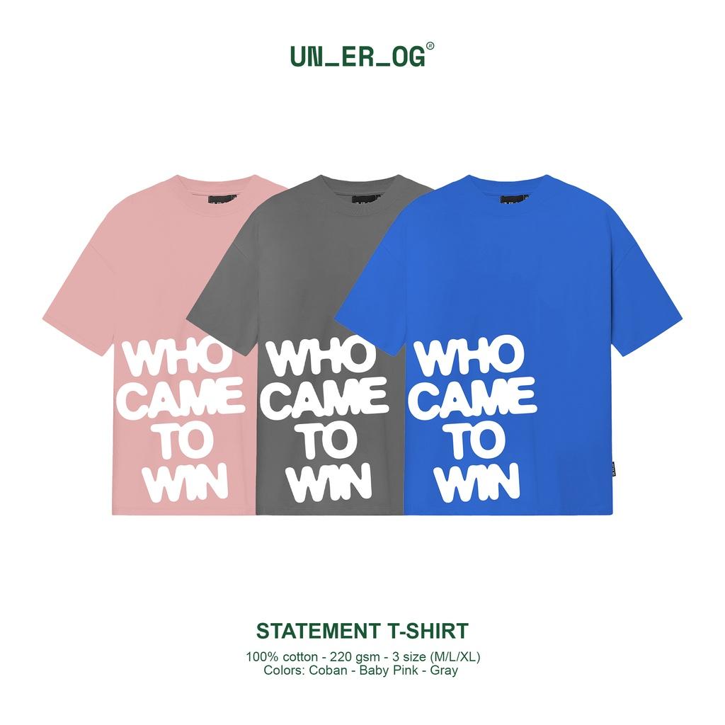 Áo thun cotton unisex Statement T-Shirt