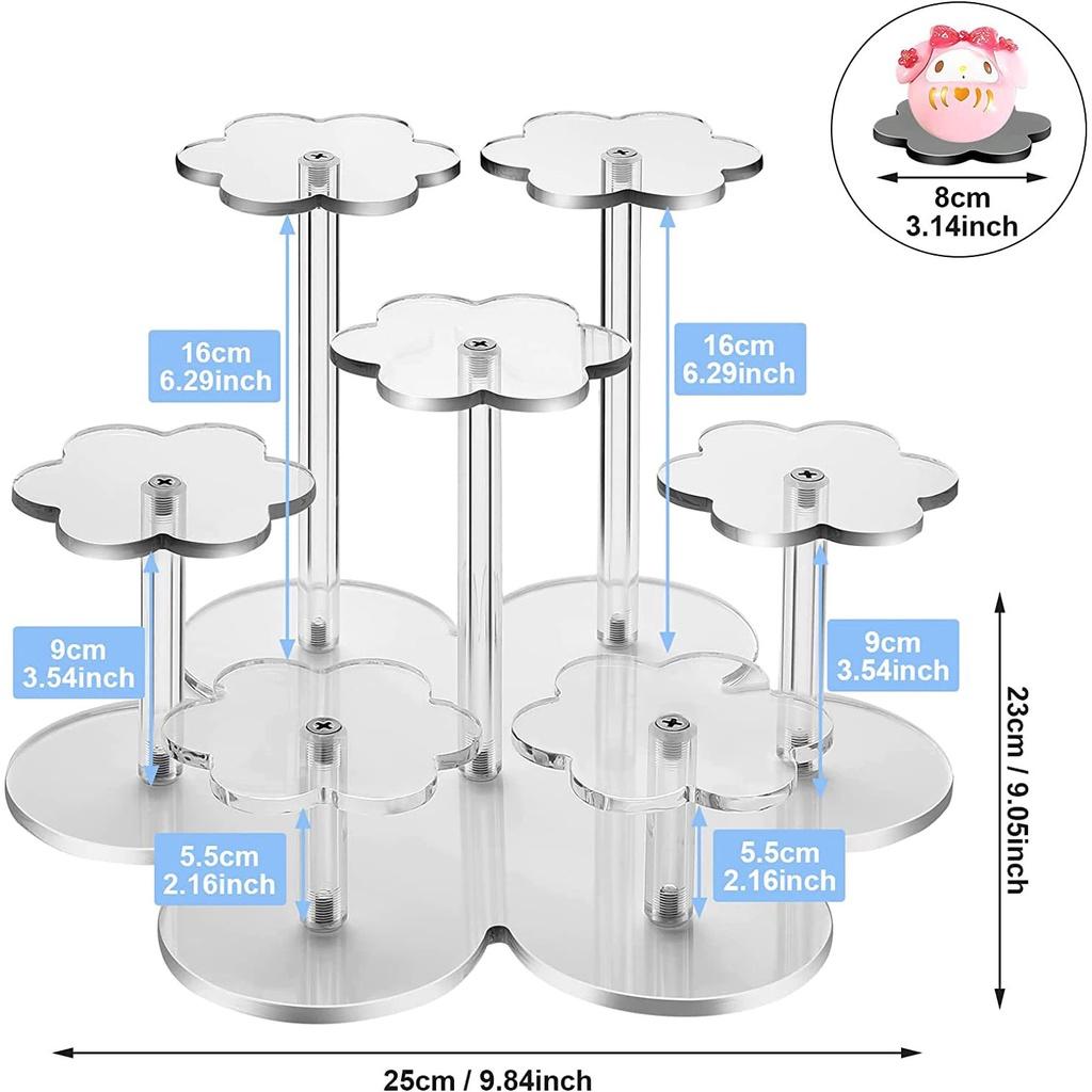 7 Tầng,10 màu sắc, Kệ/giá đỡ Mica trưng bày sản phẩm, nước hoa, son, mô hình quà tặng