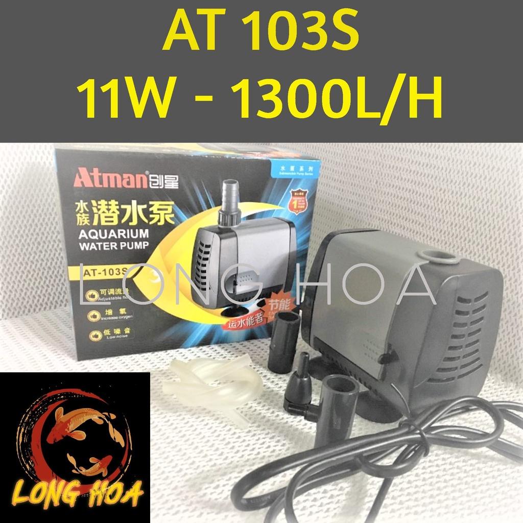 Máy bơm atman 101, 102,103s,104s,105s,106s,107s siêu tiết kiệm điện,bơm nước hồ cá-LONG THÀNH CÁ CẢNH