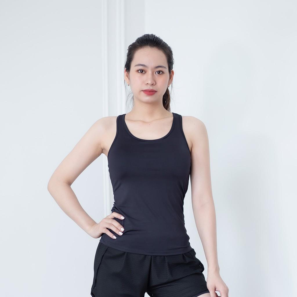 Áo ba lỗ thể thao nữ cao cấp ABL01 dành cho tập gym, yoga, zumba, aerobics, chạy bộ