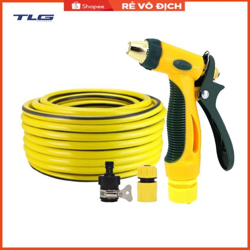 Bộ dây vòi xịt nước rửa xe,tưới cây tăng áp 3 lần 7-10m 206317