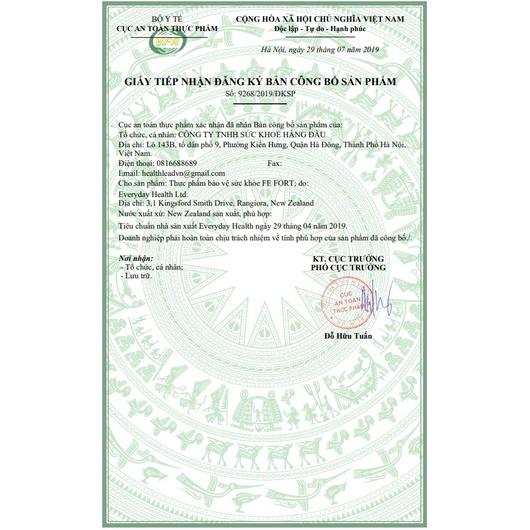 Viên uống bổ sung Sắt NZ - FE FORT