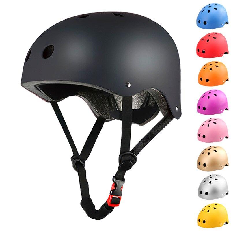 Skateboard Helmet Ventilation Lightweight Road Bike Helmet Bicycle Cycling Climbing Scooter Helmet Cap For Adult Teenager 3 Size