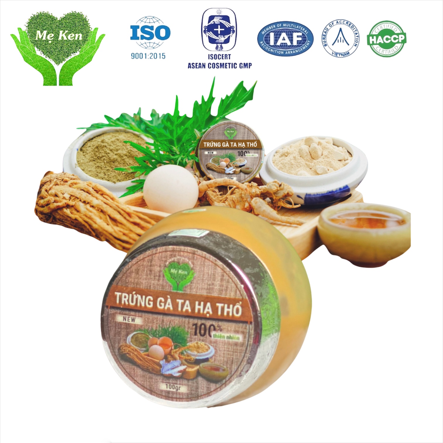 Trứng Gà Ta Hạ Thổ Mẹ Ken - 100ml