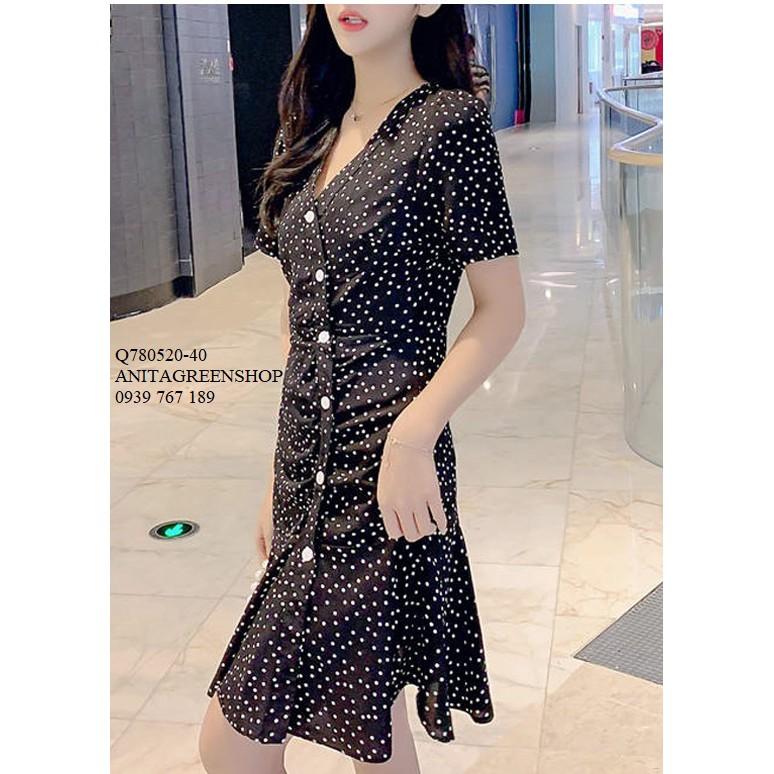 Q780520 ĐẦM SUÔNG CHẤM BI ĐUÔI CÁ