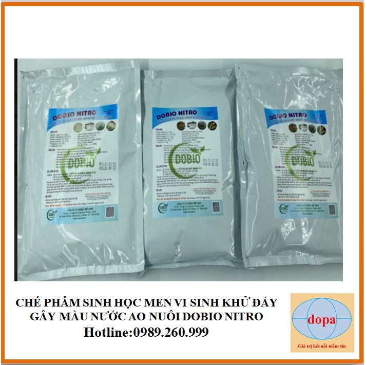 DOBIO NITRO DOPA Gói 500G Chế phẩm sinh học men vi sinh khử đáy gây màu nước aoDOPA.COM.VN