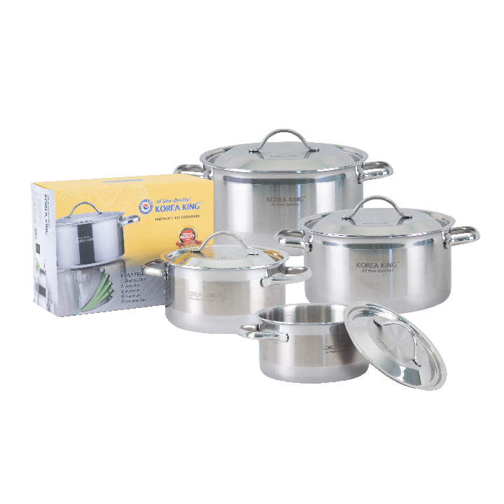 KP-20S5PLY Nồi inox 5 lớp đáy liền Korea King -Hàng chính hãng