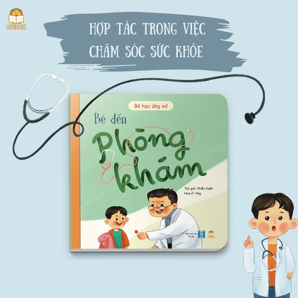 Sách - Bộ Bé học ứng xử 4 cuốn giấy bồi cứng - Lionbooks