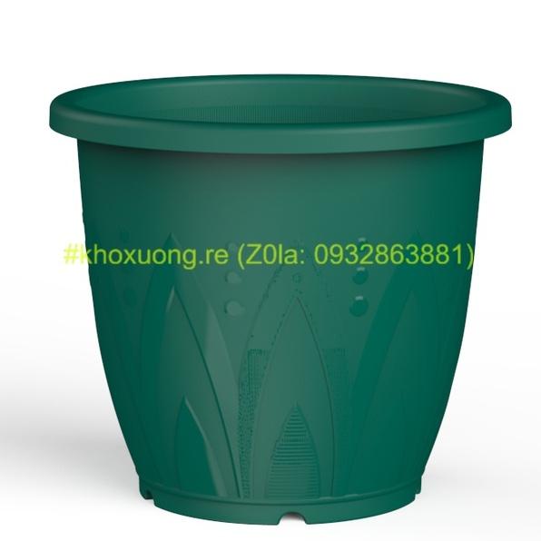 Chậu nhựa vành, Tròn Giác, Tròn Cao )