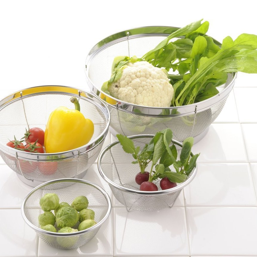 Rổ Inox Bền Đẹp 22cm - Nội Địa Nhật Bản