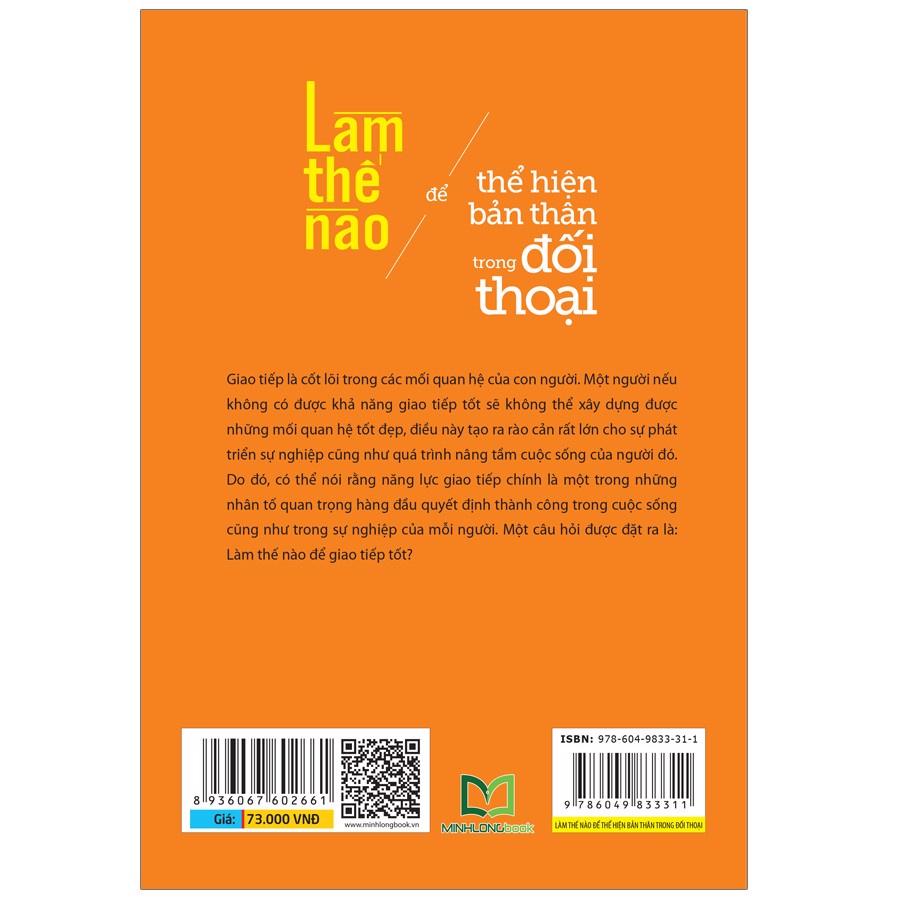 Sách: Làm Thế Nào Để Thể Hiện Bản Thân Trong Đối Thoại - TSKN