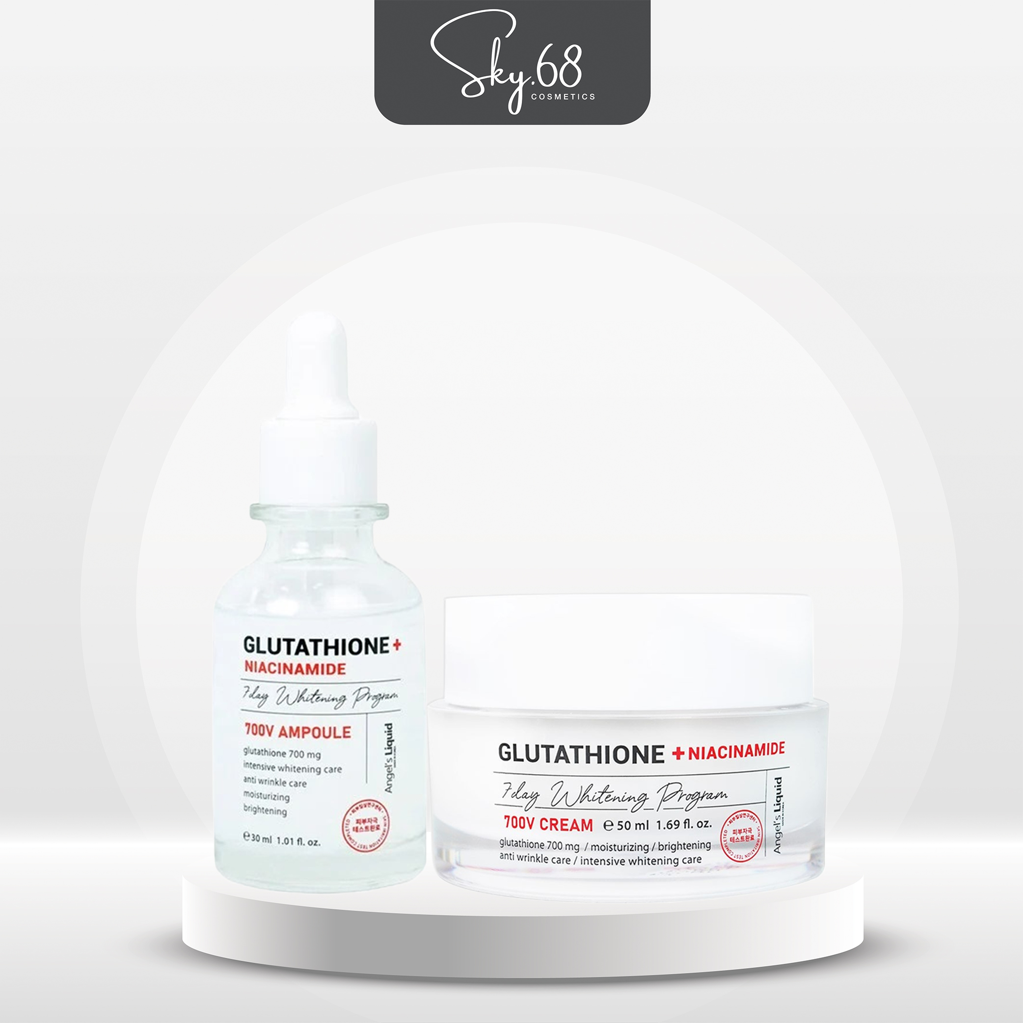 Combo truyền trắng, mờ nám, cấp ẩm Angel's Liquid - NEW