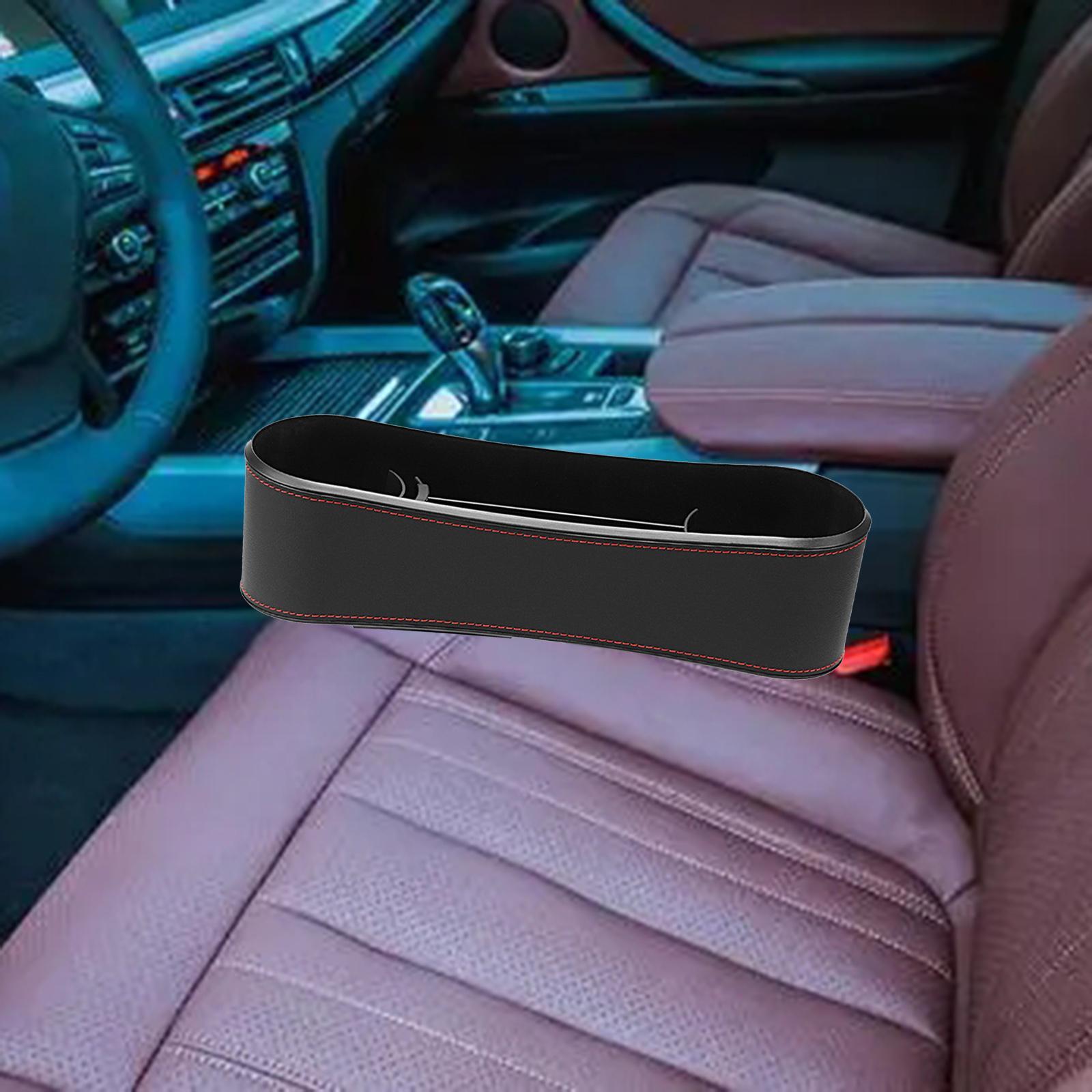 Interior Accessories Card Slot PU Leather Black