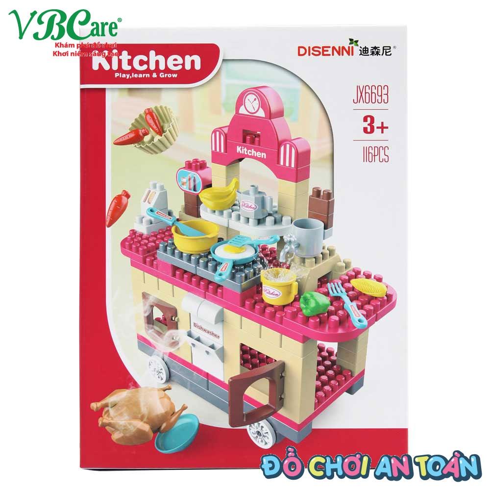Đồ chơi xếp khối nhà bếp 116M VBC-JX6693