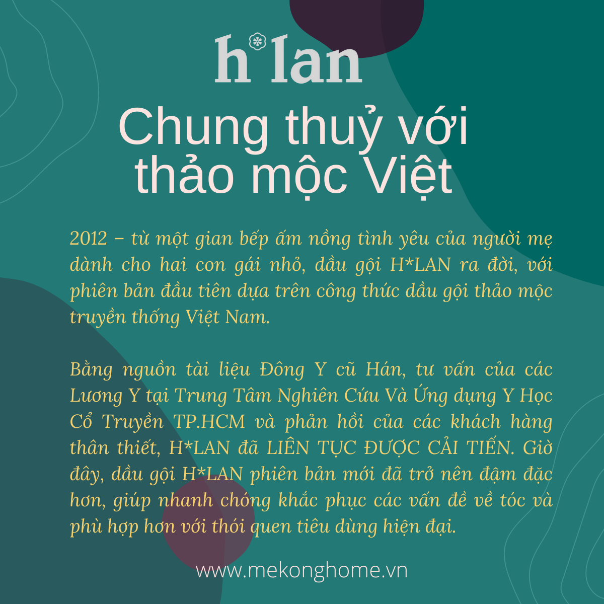 Dầu Gội Thảo Mộc Tươi H*LAN - Tóc Thường - 300ml