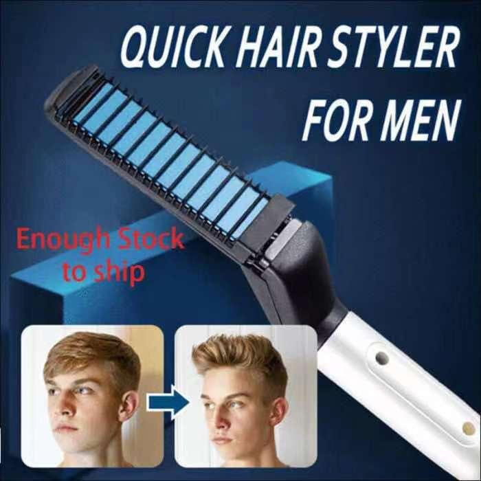 Lược điện chải tóc tạo kiểu cho nam M-STYLER lượt kiểu dáng mini nhỏ gọn chải phồng, duỗi thẳng