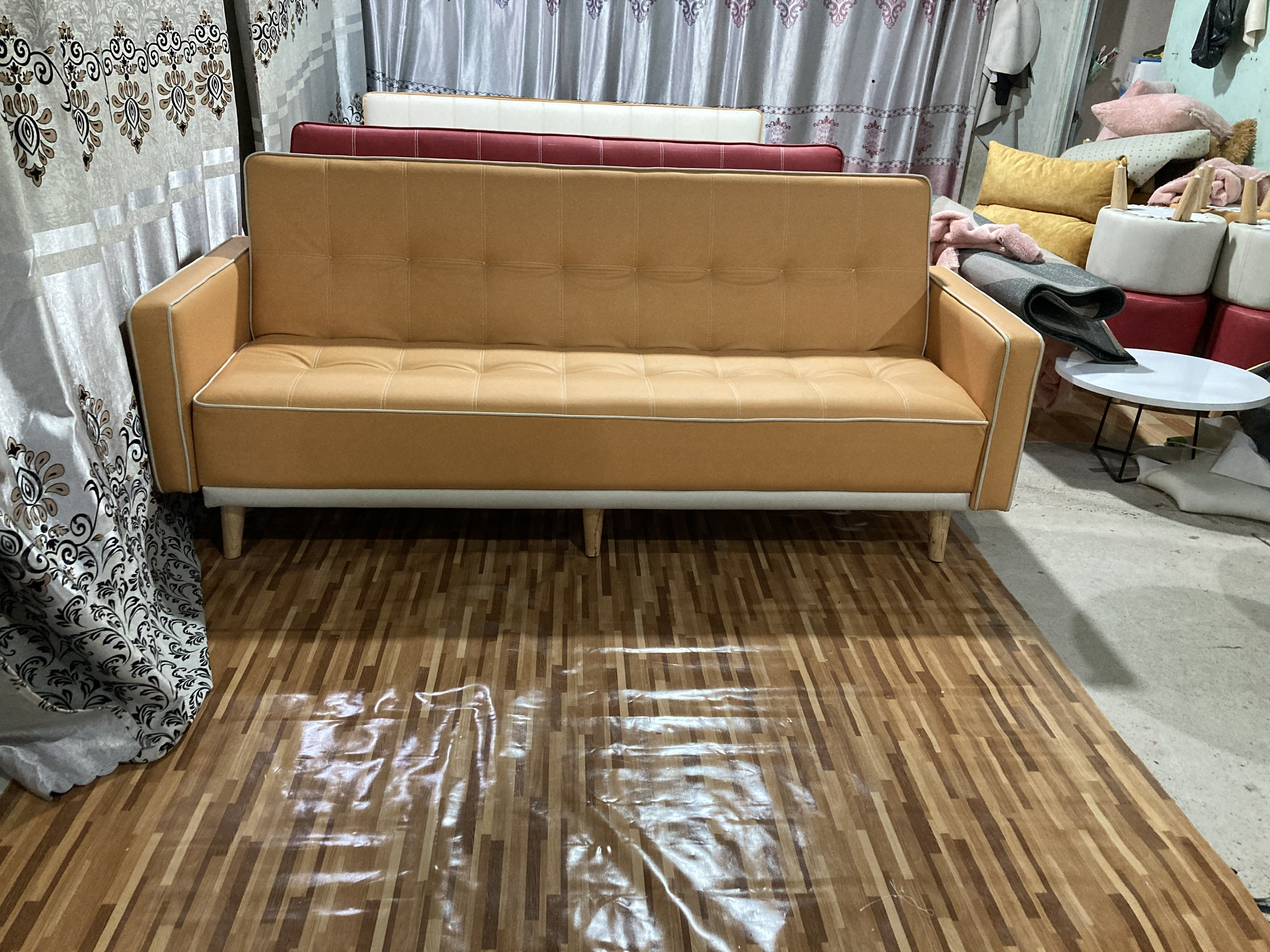 sofa giường bật ,đa năng có tay vịn ,.