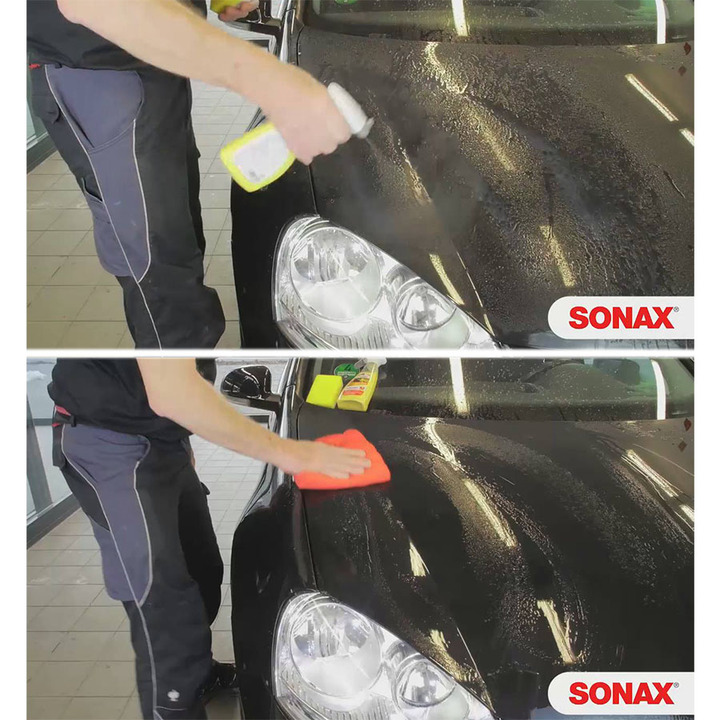 Chai xịt đánh bóng sơn ướt Sonax Highspeed Wax 288200 dung tích 500ml