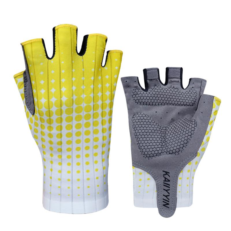 New Pro Aero Xe Đạp Đội Găng Tay Xe Đạp Ngón Ngoài Trời Xe Đạp Đường Bộ Găng Tay Thể Thao Nam Nữ Guantes Ciclismo