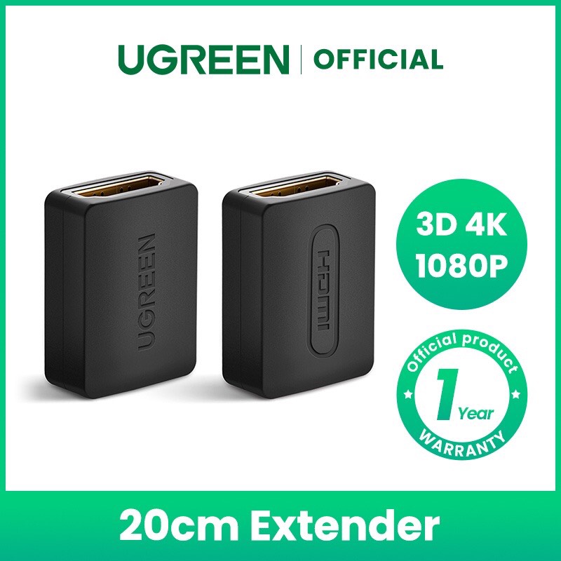 Đầu nối chuyển đổi ổ cắm HDMI UGREEN tốc độ cao hàng chính hãng