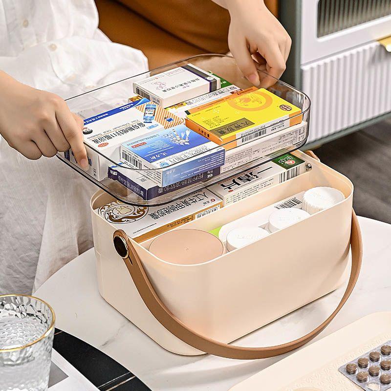 Hộp Đựng Thuốc Cỡ Lớn Nhiều Tầng Tiện Dụng Cho Gia Đình