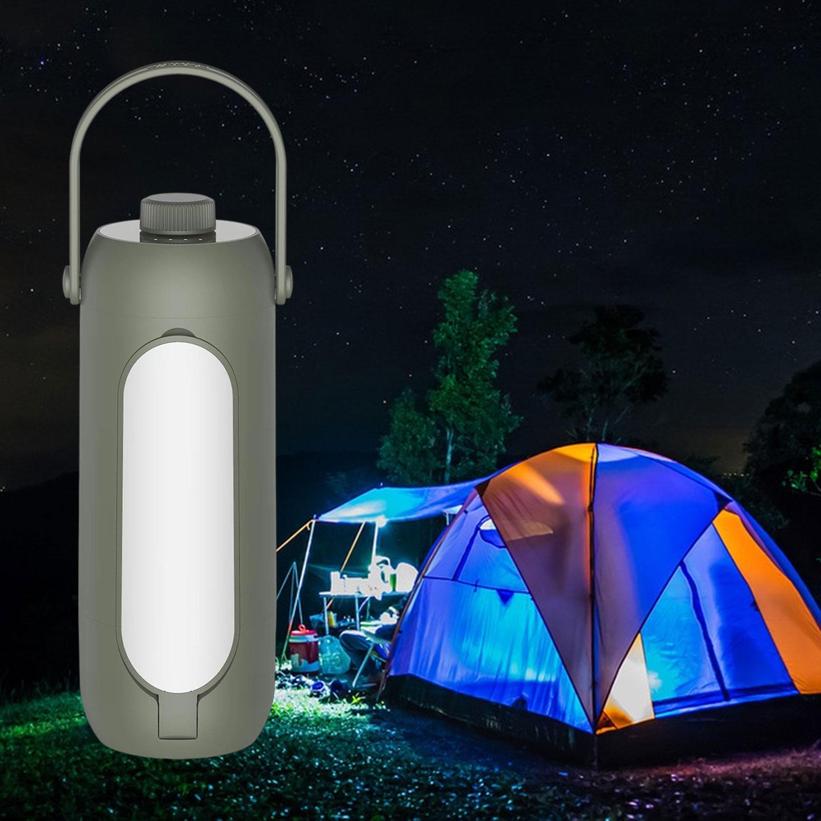 Camping Lantern Decorative Rechargeable Dimmable Handheld Hanging Lights Tent Lighting LED Lamp for Backpacking Porch Garage Hiking Fishing