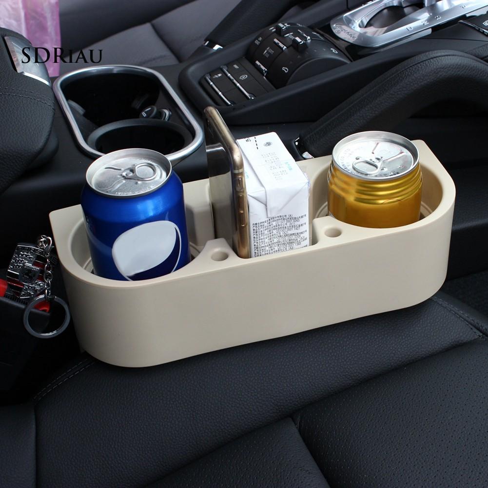 Khay Đựng Chai Nước 2 Ngăn Tiện Lợi Cho Xe Ô Tô