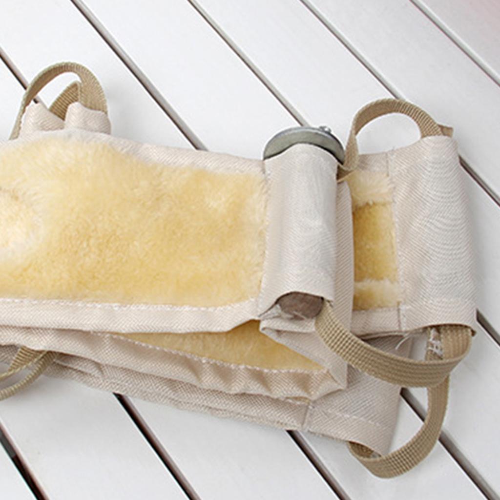 Hamster Hammock Winter Warm Nest For Hamster Rat Mice Rat Squirrels Beige Yellow