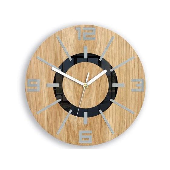 20 MẪU ĐỒNG HỒ - Đồng hồ Gỗ treo tường chất liệu gỗ máy kim thiết kế in theo yêu cầu trang trí nhà và quán café*#3