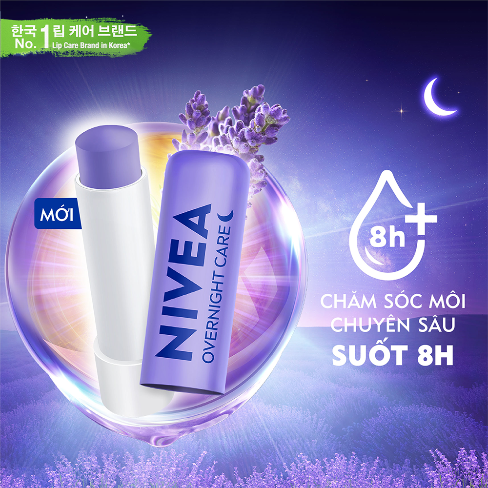 Son Dưỡng NIVEA Ban Đêm Hương Lavender (4.8 G) - 88068