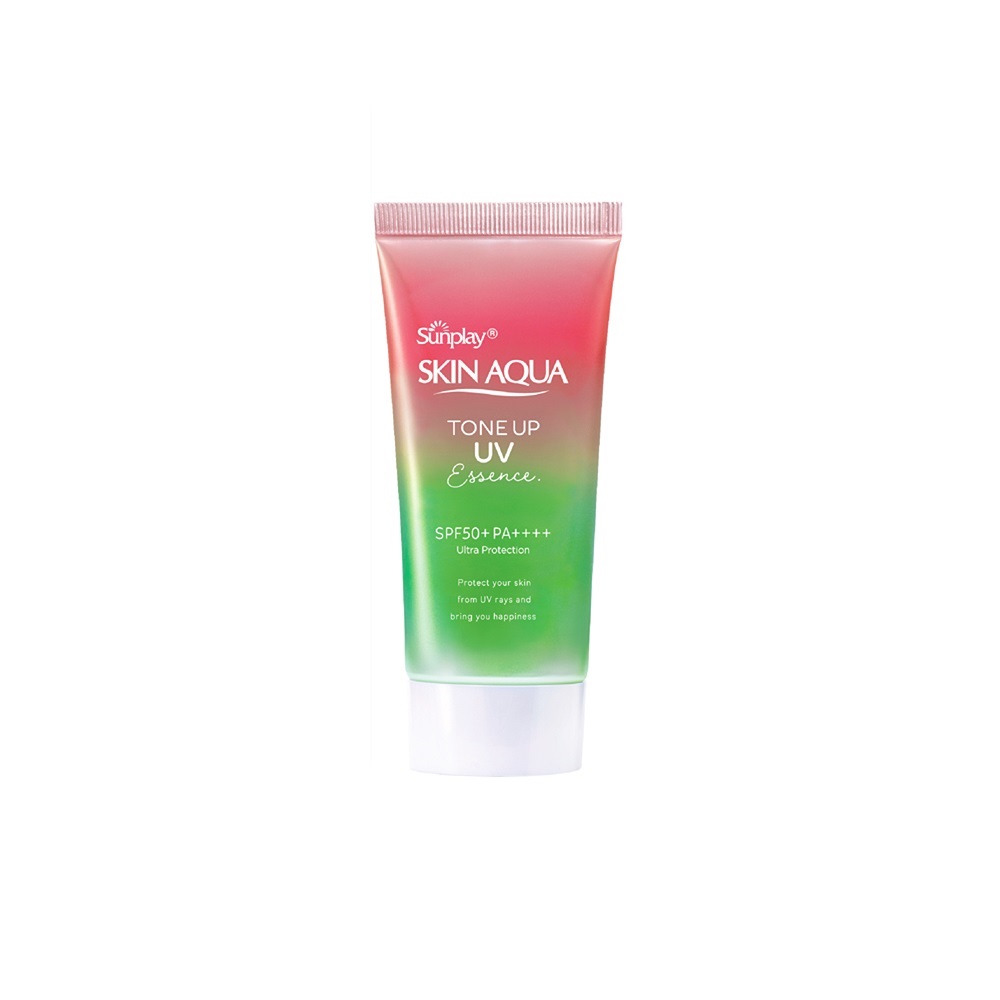 Tinh Chất Chống Nắng Sunplay Skin Aqua Tone Up UV Essence Happiness Aura Rose SPF50+ PA++++ 50g