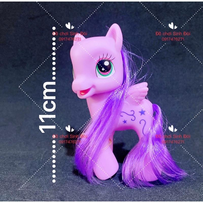 mô hình ngựa pony - 2 con màu tím
